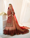 Lehenga - Straight Cut Red 2691